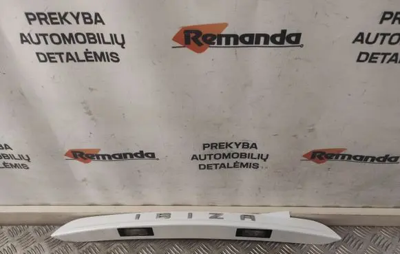 Seat Ibiza IV (6J,6P) Trunk door license plate light bar 6J88275574