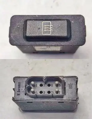 BMW 5 E34 Windscreen/window heater switch 1391749