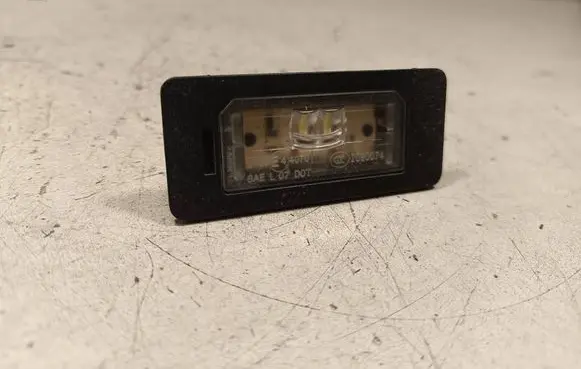 Number plate light