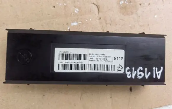 Opel Astra J Air conditioning/heating control unit 13578112