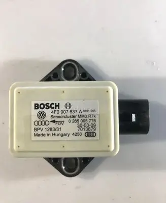 Audi A6 S6 C6 4F ESP acceleration yaw rate sensor 4F0907637A 0265005776