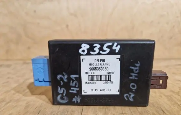 Citroen C5 Alarm control unit/module 9665369380