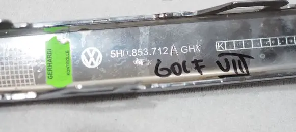 Volkswagen Golf VIII Front bumper splitter molding 5H0853712A