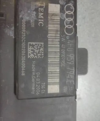 Audi A6 S6 C6 4F Door control unit/module 4F0959794E 4F0910795E 033TFK0001
