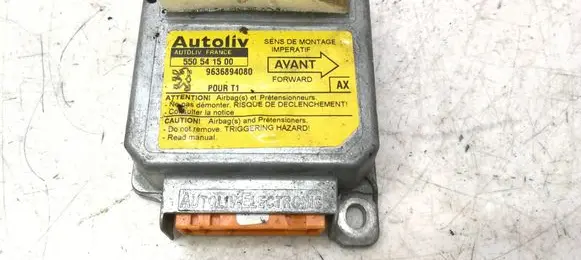 Peugeot 206 Airbag control unit/module 550541500 9636894080