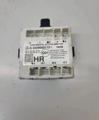 Mercedes-Benz C W205 Door control unit/module A2229002112 A2229015903 A2229025411