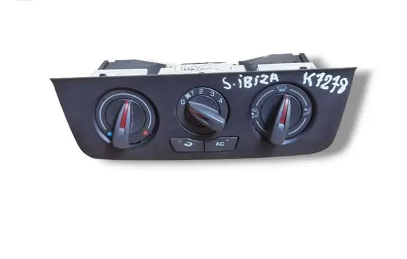 Seat Ibiza IV (6J,6P) Air conditioning/heating control unit 6J0820045