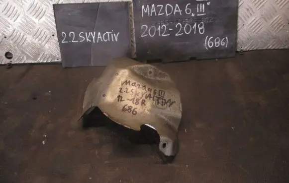 Mazda 6 Catalyst/FAP/DPF particulate filter 