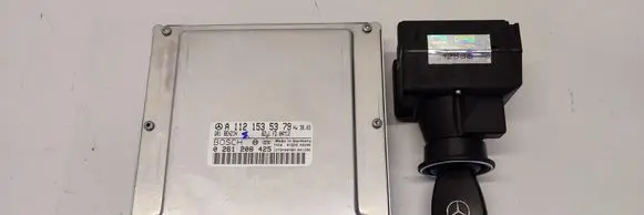 Mercedes-Benz SL AMG R230 Engine ECU kit and lock set A1121535379