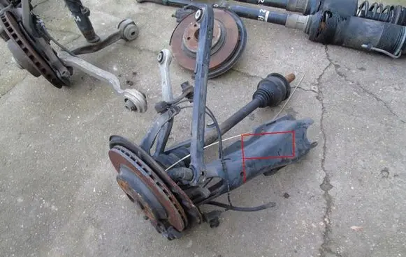 Mercedes-Benz CL C215 Rear wheel hub spindle/knuckle 