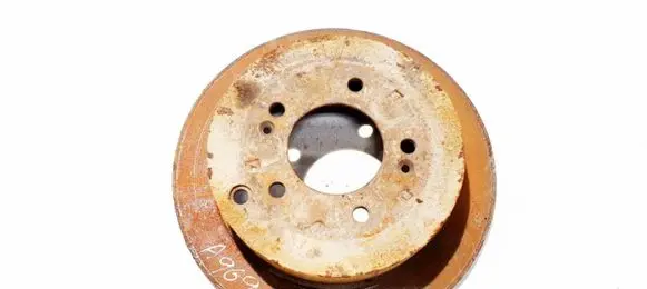 KIA Sportage Rear brake disc neventiliuojamas