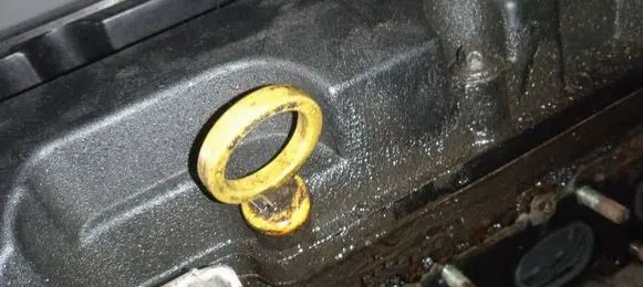 Oil level dip stick