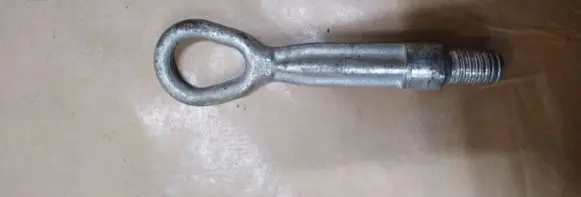 Towing hook eye