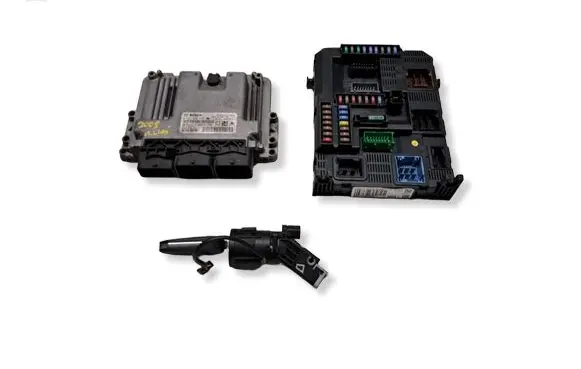 Peugeot 2008 I Engine ECU kit and lock set 9807885980 9807532080 0281030546