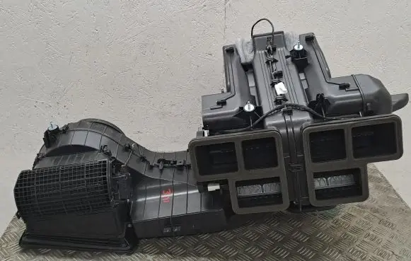 Interior heater climate box assembly