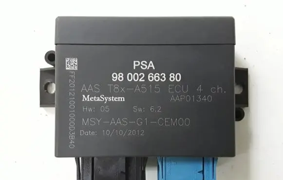 Peugeot 3008 I Parking PDC control unit/module 9800266380