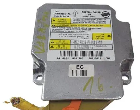 SsangYong Korando Airbag control unit/module 86250-34180
