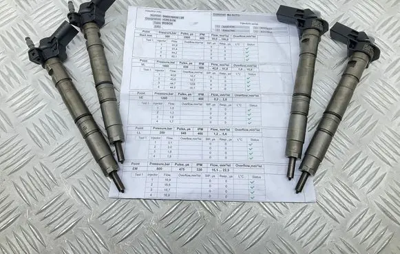 Fuel injectors set