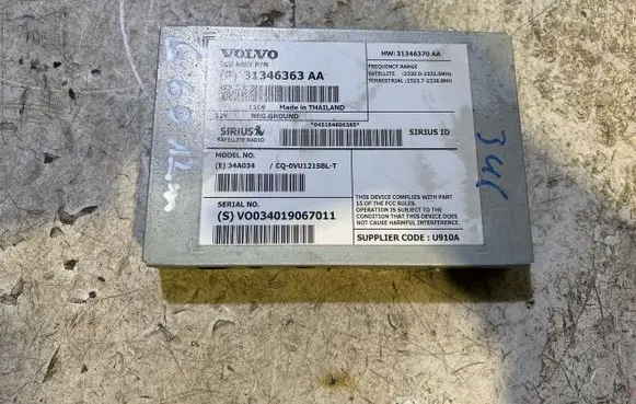 Volvo S60 Antenna control unit 31346363AA 045184806385 CQQVU121SBLT