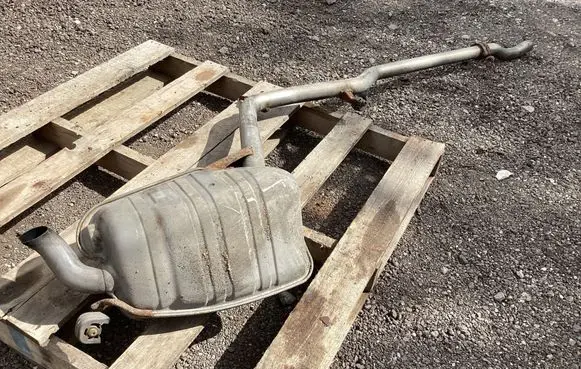 Mercedes-Benz E W211 Muffler/silencer 2114910100