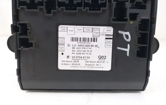 Mercedes-Benz S W221 Door control unit/module 0038206626