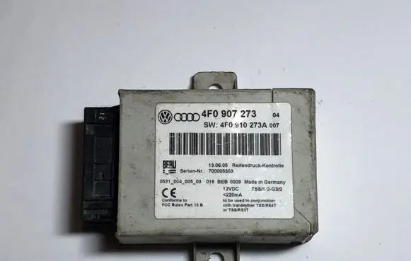 Audi A6 S6 C6 4F Tire pressure control unit 4F0907273 4F0910273A