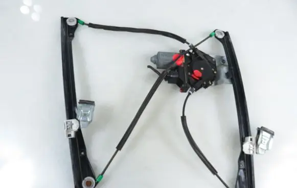 Volkswagen Polo III 6N 6N2 6NF Front door window regulator with motor 6N4837462B
