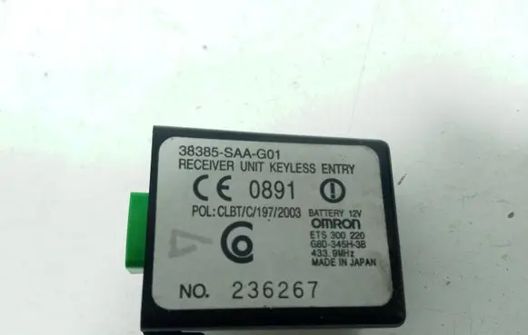 Honda FR-V Immobilizer control unit/module 38385SAAG01