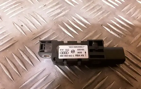 Audi A8 S8 D3 4E Airbag deployment crash/impact sensor 4B0959643C
