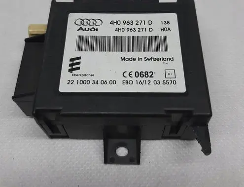 Audi A8 S8 D4 4H Auxiliary heating control unit/module 4H0963271D