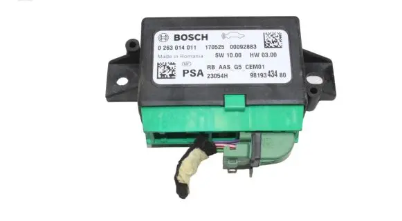 Peugeot 2008 I Parking PDC control unit/module 9819343480 0263014011