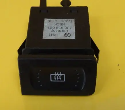 Windscreen/window heater switch