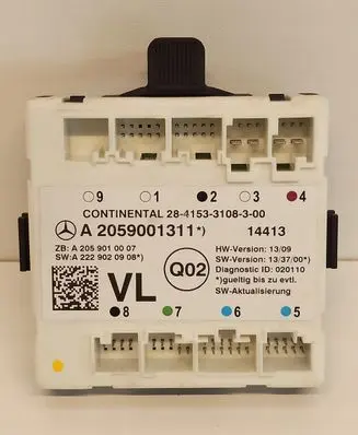 Mercedes-Benz C W205 Door control unit/module A2059001311
