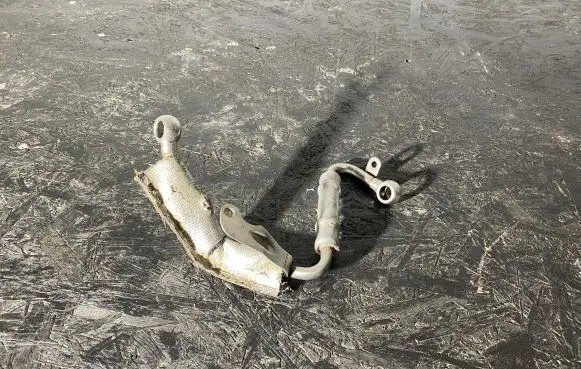 Audi Q7 4L Turbo turbocharger oiling pipe/hose 06H121497B
