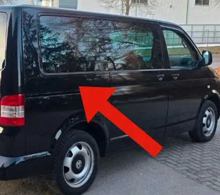 Volkswagen Multivan T5 Sliding door rail trim 7H1843796G