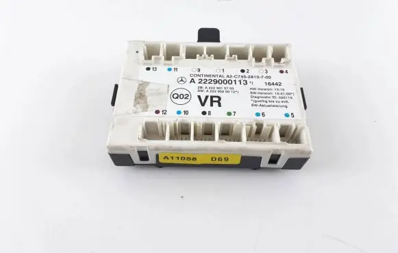 Mercedes-Benz S W222 Door control unit/module A2229000113 A2229015703 A2229020012