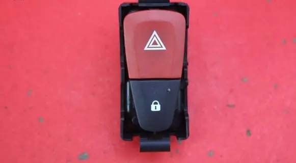 Renault Megane III Hazard light switch 8200214896