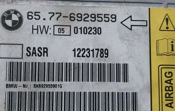 BMW 7 E65 E66 Airbag deployment crash/impact sensor FUNCTIONAL 12231789
