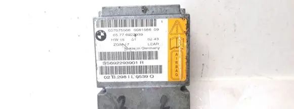 BMW 7 E65 E66 Airbag control unit/module 65.77-6922939