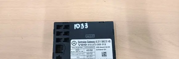 Mercedes-Benz E W211 Gateway control module A2115403145 410213005012