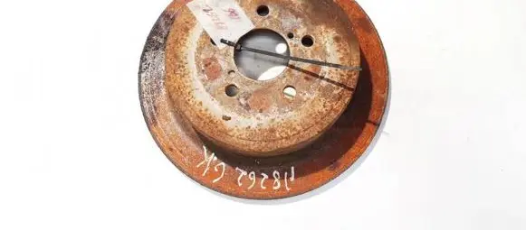 Subaru Forester SH Rear brake disc neventiliuojamas