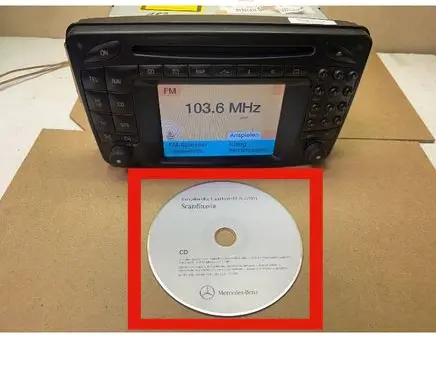 Mercedes-Benz C W203 Navigation maps CD/DVD A2038273642