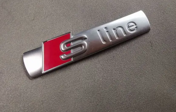 Audi A4 S4 B8 8K Fender model badge letters S-LINE