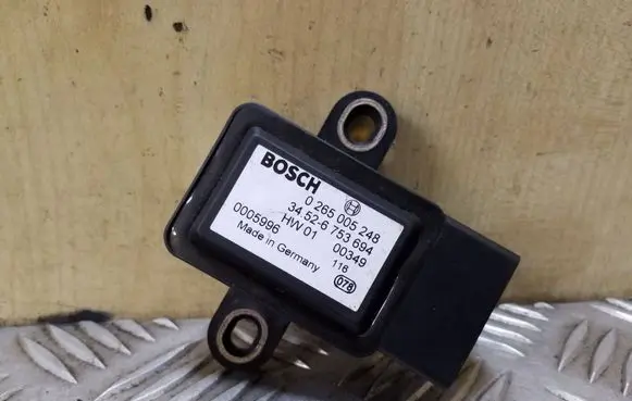 BMW X5 E53 ESP acceleration yaw rate sensor 0265005248 34526753694 6753694