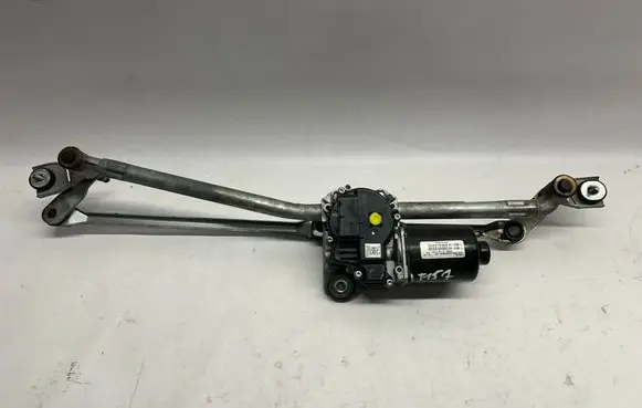 Front wiper linkage and motor