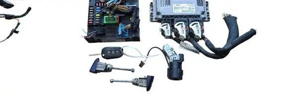 Peugeot 2008 I Engine ECU kit and lock set 0261S06494 9678495980 9807532080