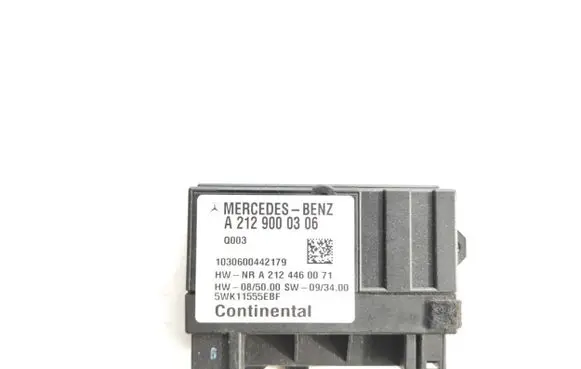 Mercedes-Benz E W212 Fuel injection pump control unit/module A2129000306 5WK11555EBF A2124460071