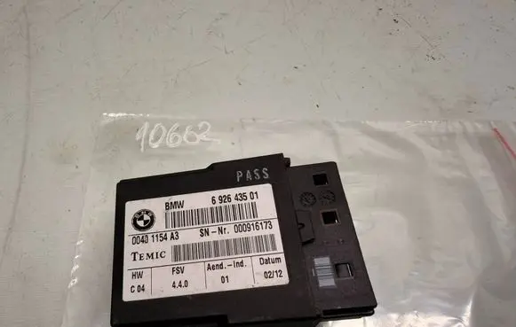 BMW 3 E90 E91 Seat control module 6926435