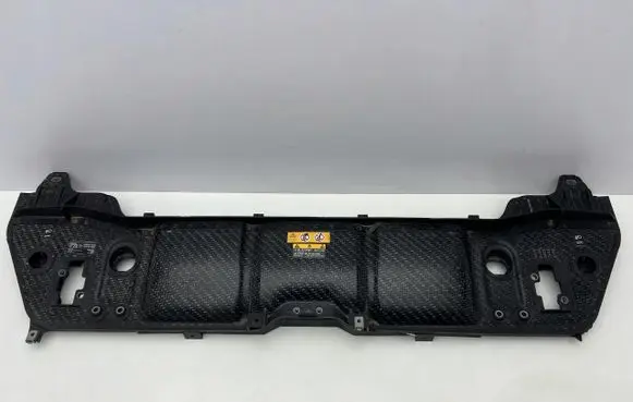 Engine bonnet/hood lock trim molding
