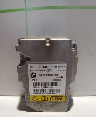 BMW X3 E83 Airbag control unit/module 3424581 0285001870